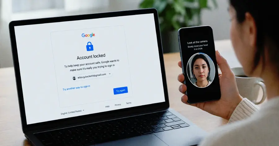 استرداد الحساب بفيديو سيلفي يمنح حسابات Google مسارا جديدا للدخول