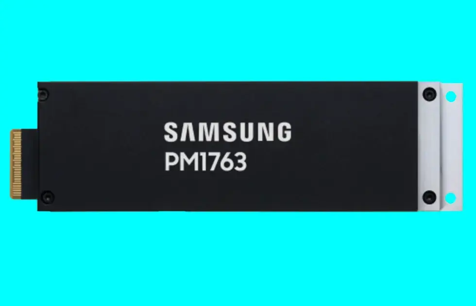 Samsung تبدأ إنتاج SSD PM1763 PCIe 6.0 لخوادم AI