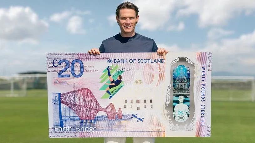 Scott McTominay Celebrated on Special Edition £20 Note