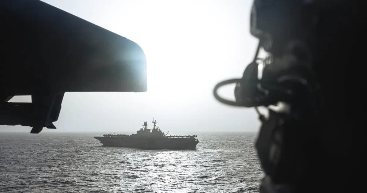 US enforcement in Gulf of Oman stops Gambia-flagged vessel heading toward Iran